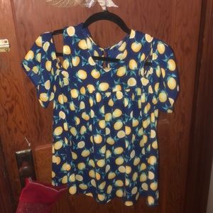 Lemon printed Blouse